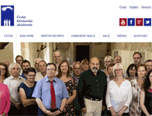 Tablet Screenshot of krestanskaakademie.cz